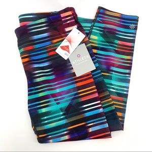 ATHLETA LASER BEAM SONAR CAPRI Cropped Leggings